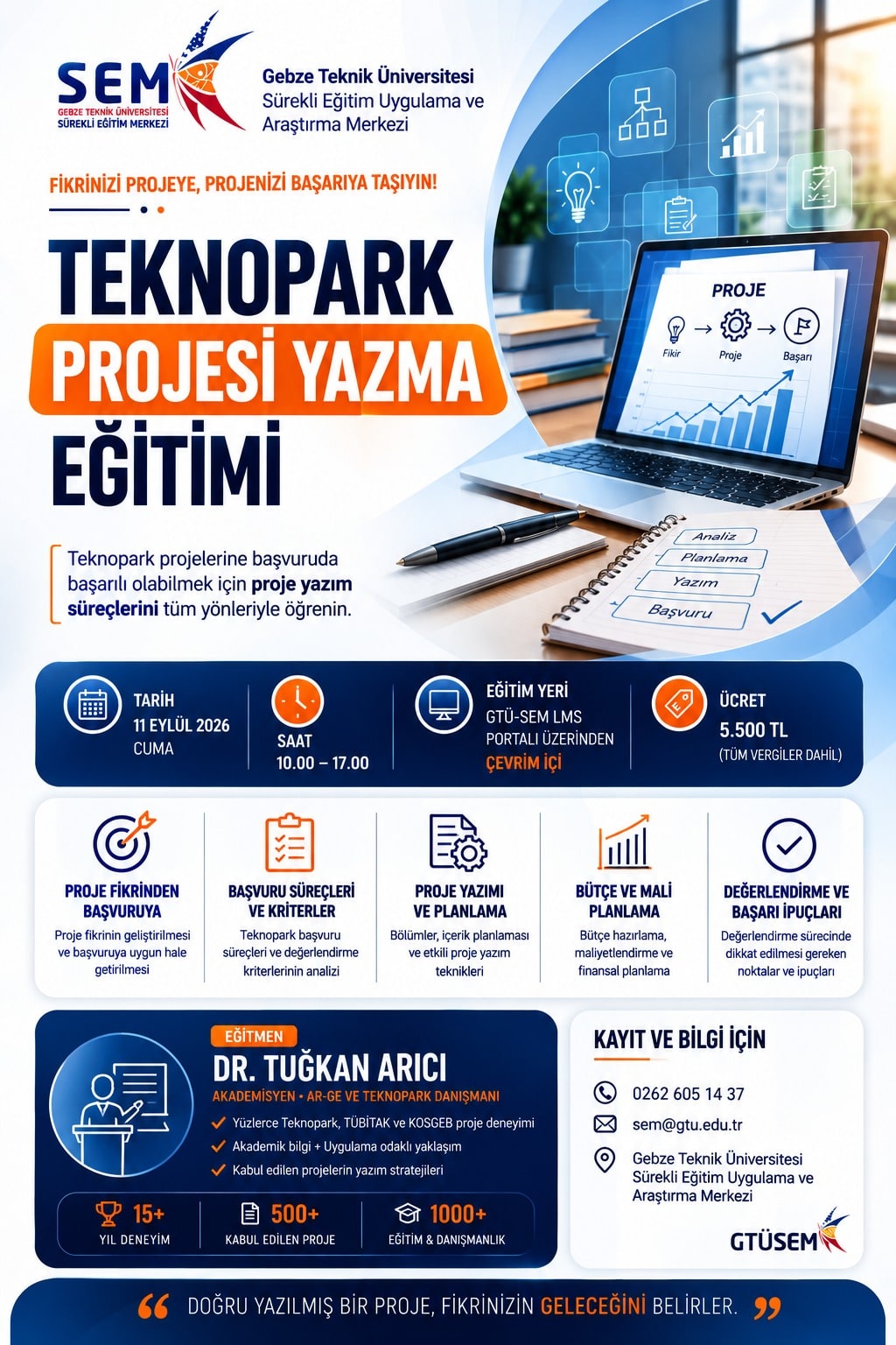 Teknopark Projesi Yazma Eğitimi
